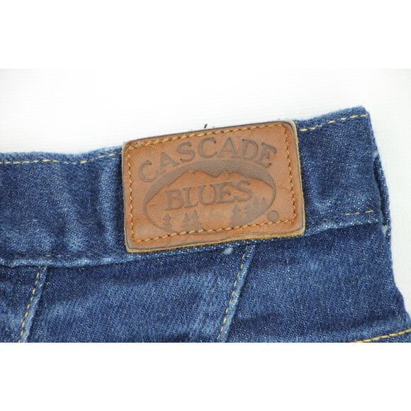 80s Vintage Dark Blue Hipster Rock Grunge New Wave High Waisted Mom Denim Jeans - Picture 6 of 7